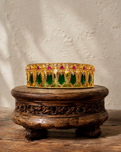 Nagapadam | Palakka | Gold Plated Antique Kada | Size 2.6 | Onam'26