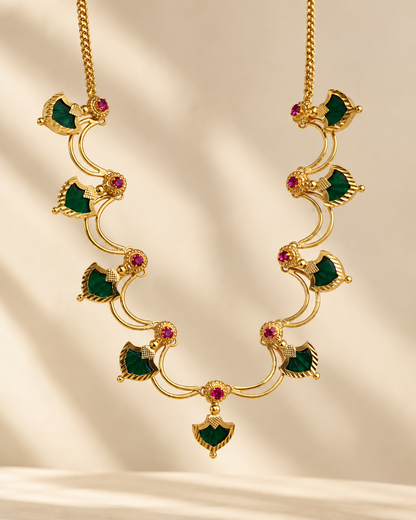 Palakka Valli | Heritage Gold-Plated Designer Choker