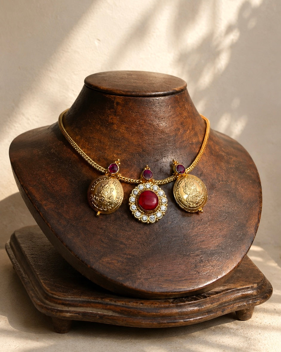 Thalikamani | Heritage Gold-Plated Choker | Onam'26