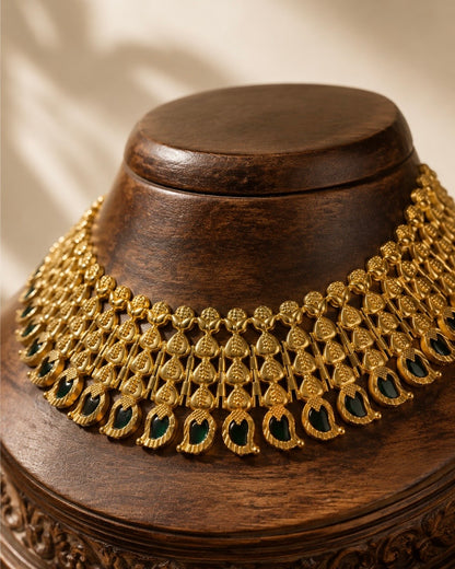 Palakkapadam | Heritage Gold-Plated Designer Choker | Onam'26