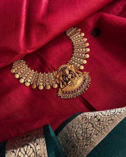 Mahaanati | Antique Temple Choker Set | Onam'26