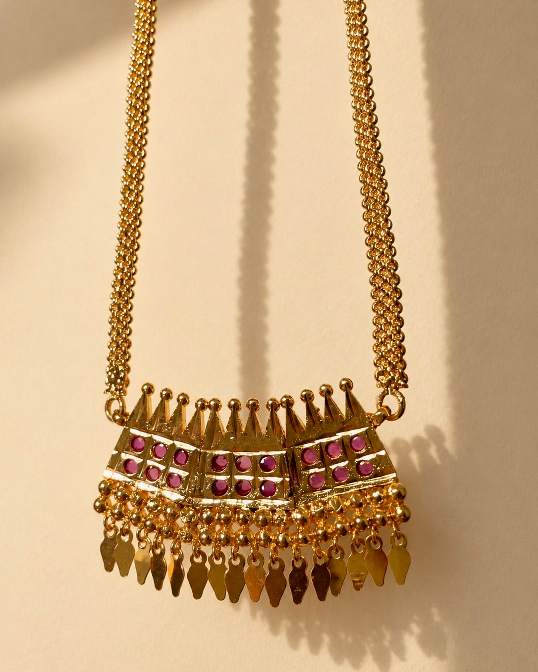 Gopura Poothali | Gold-Plated Heirloom Necklace