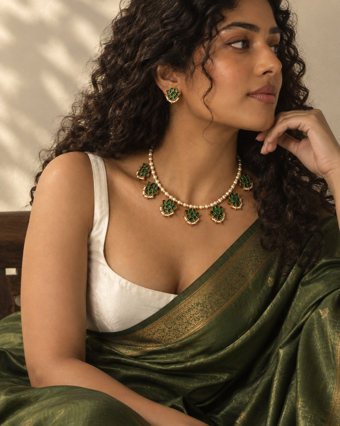 Poongodi | Kemp x Pearl Vintage Necklace Set