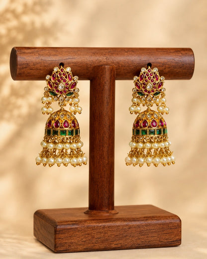 Thamara Valli | Antique Matte Gold Choker Set with Kemp & Kundan Stones| Onam’26