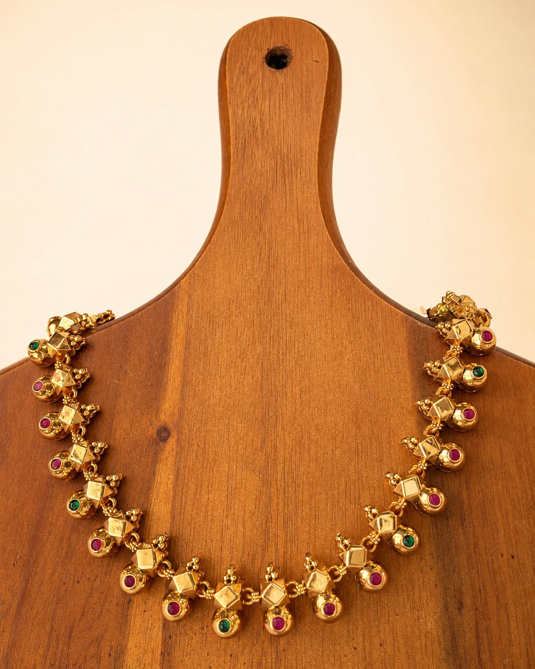 The Thandatti Attigai | Gold-Plate Antique Necklace Set | Onam'26