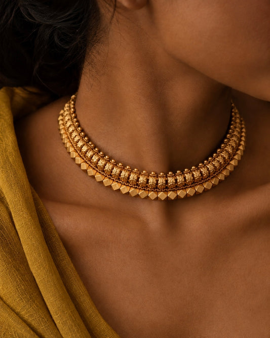 The Ashtapailu Capsule | Gold-Plated Heirloom Necklace Set