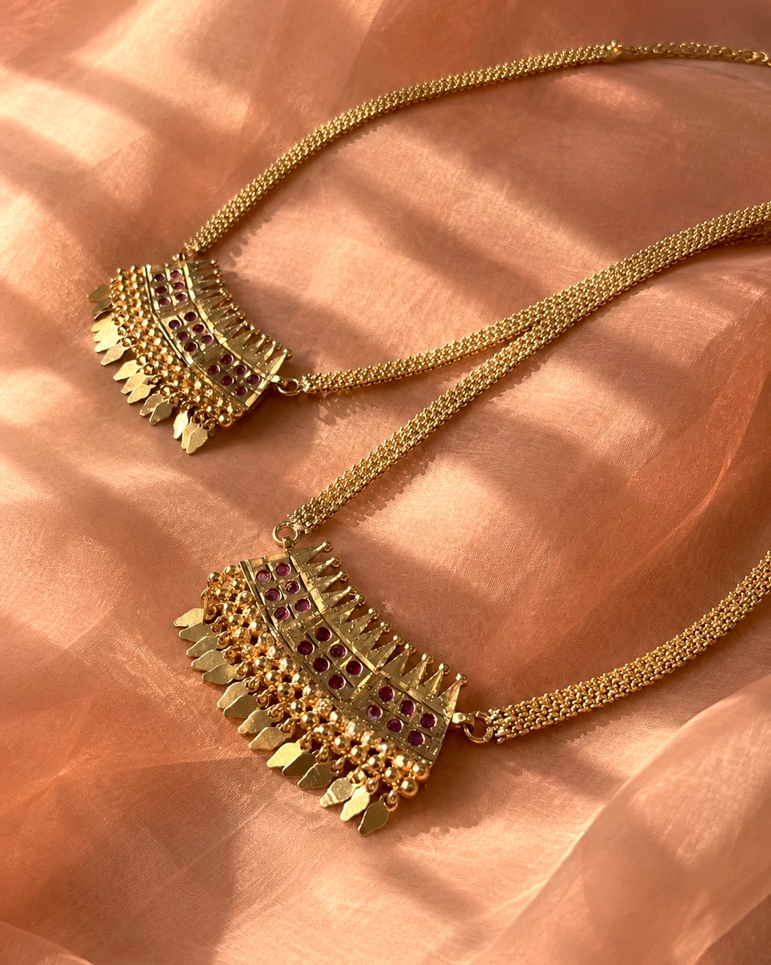 Gopura Poothali | Gold-Plated Heirloom Necklace