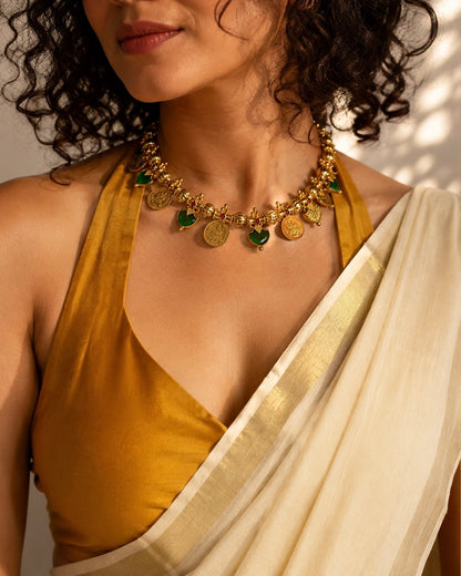 Tharavaattu Palakkamala | Heritage Gold-Plated Necklace | Onam'26