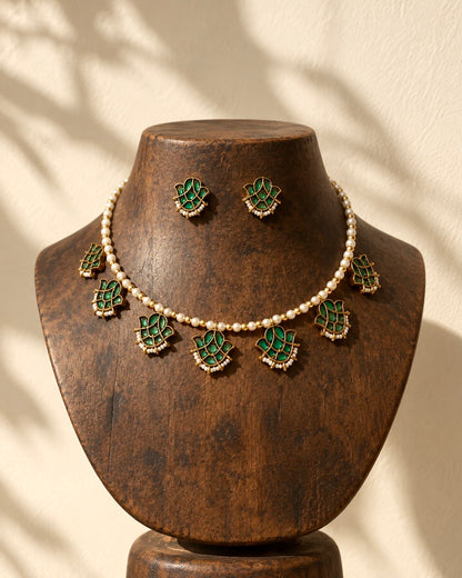 Poongodi | Kemp x Pearl Vintage Necklace Set