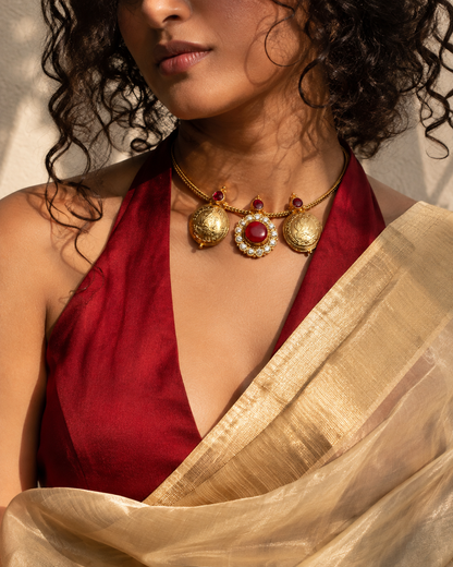 Thalikamani | Heritage Gold-Plated Choker | Onam'26