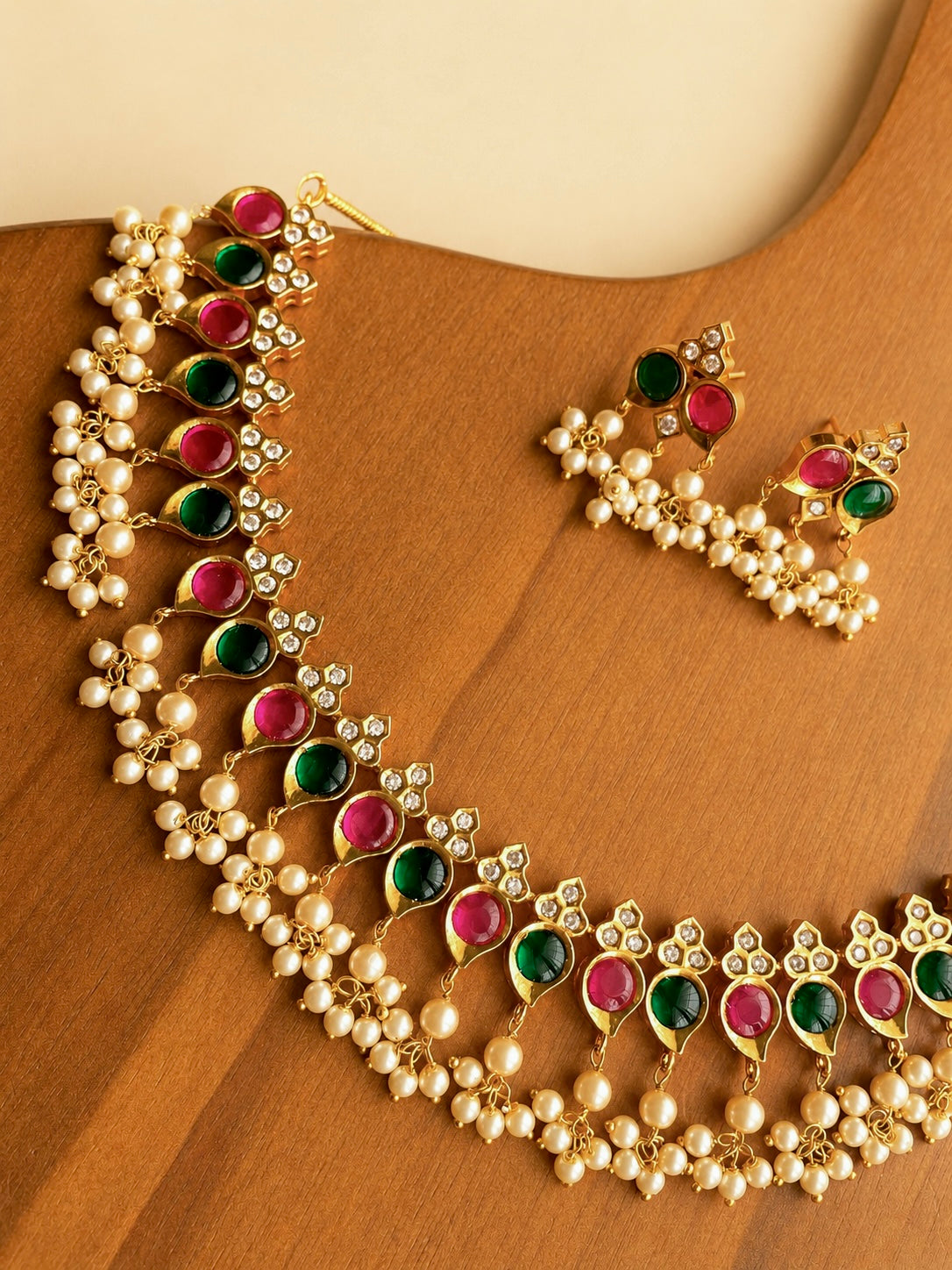 Kemp x Cluster Pearls | Gold-Plated Guttapusalu | Onam'26
