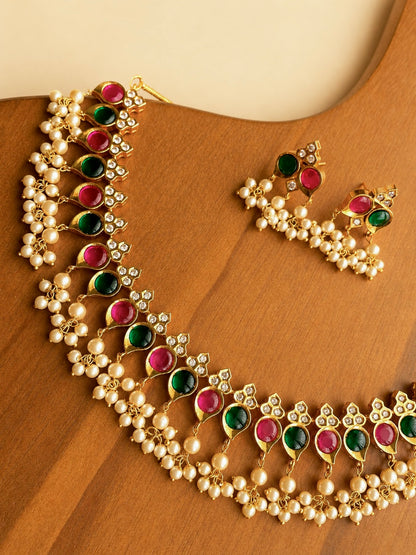 Kemp x Cluster Pearls | Gold-Plated Guttapusalu | Onam'26