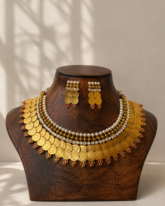 Kaashupathakam | Heritage Gold-Plated Designer Choker Set | Onam'26