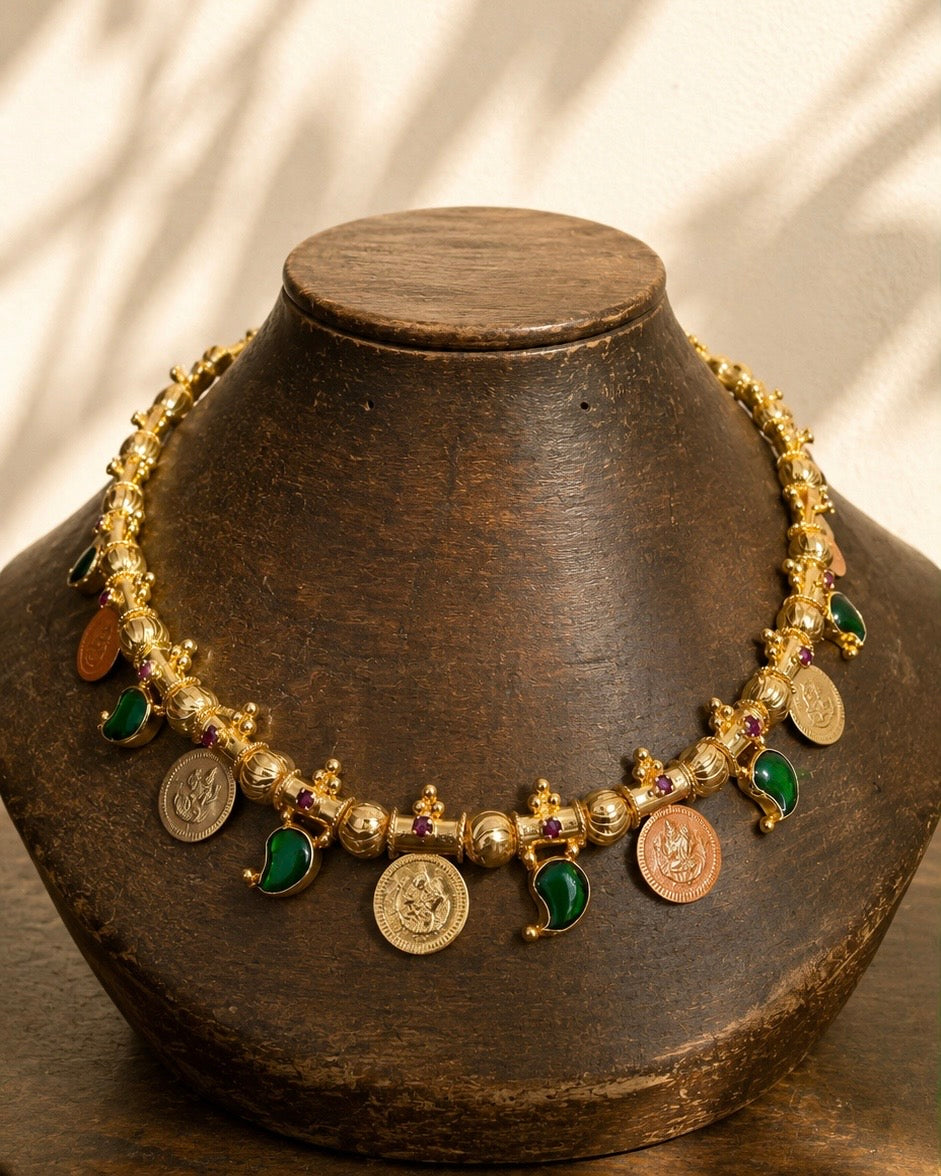 Tharavaattu Palakkamala | Heritage Gold-Plated Necklace | Onam'26