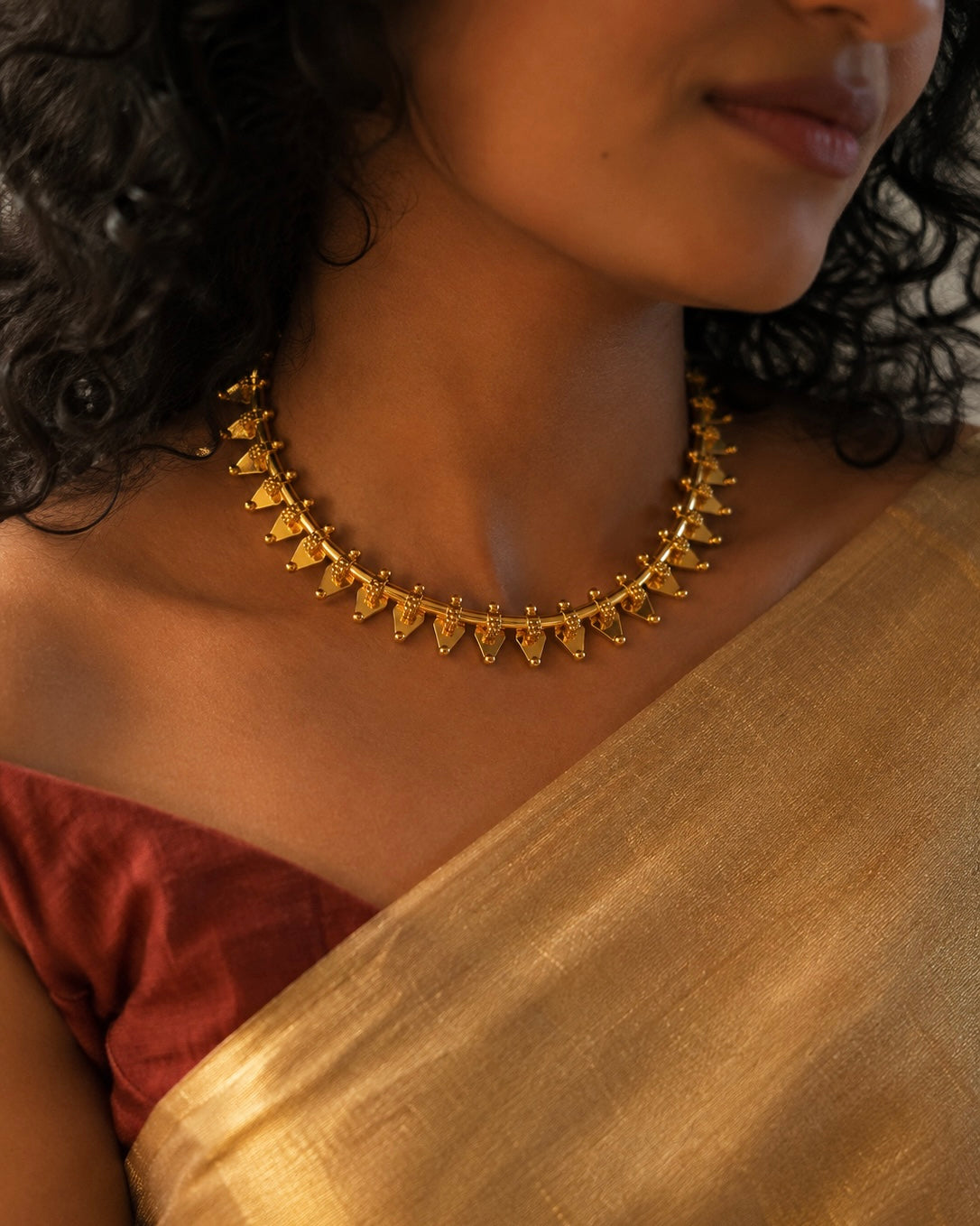 Thaalikoottam | Heritage Gold-Plated Choker | Onam'26
