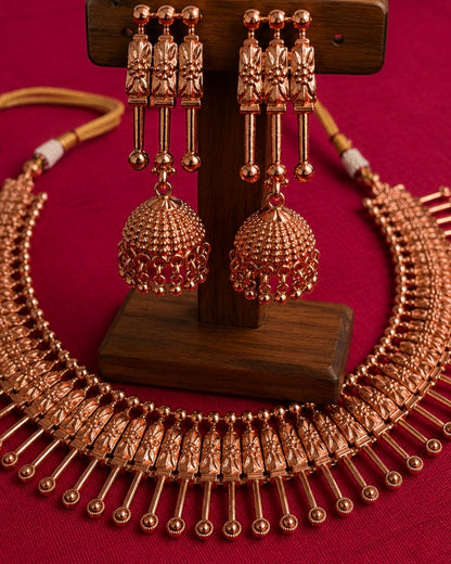 Poothiri | Antique Temple Choker Set | Onam'26