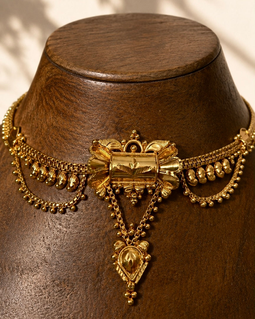 Padippura | Heritage Gold-Plated Designer Choker | Onam'26