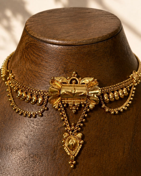 Padippura | Heritage Gold-Plated Designer Choker | Onam'26