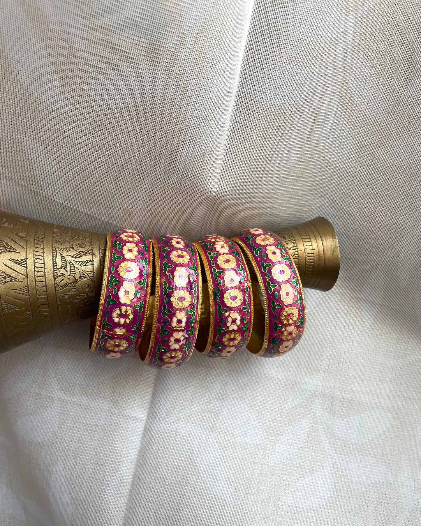 Mridura | Statement Kadas | Set of 2 | The Meenakari Edit