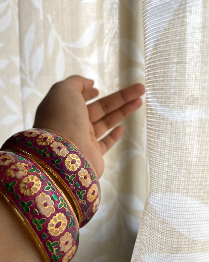 Mridura | Statement Kadas | Set of 2 | The Meenakari Edit