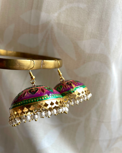 Amaaya | Jhumkas | The Meenakari Edit