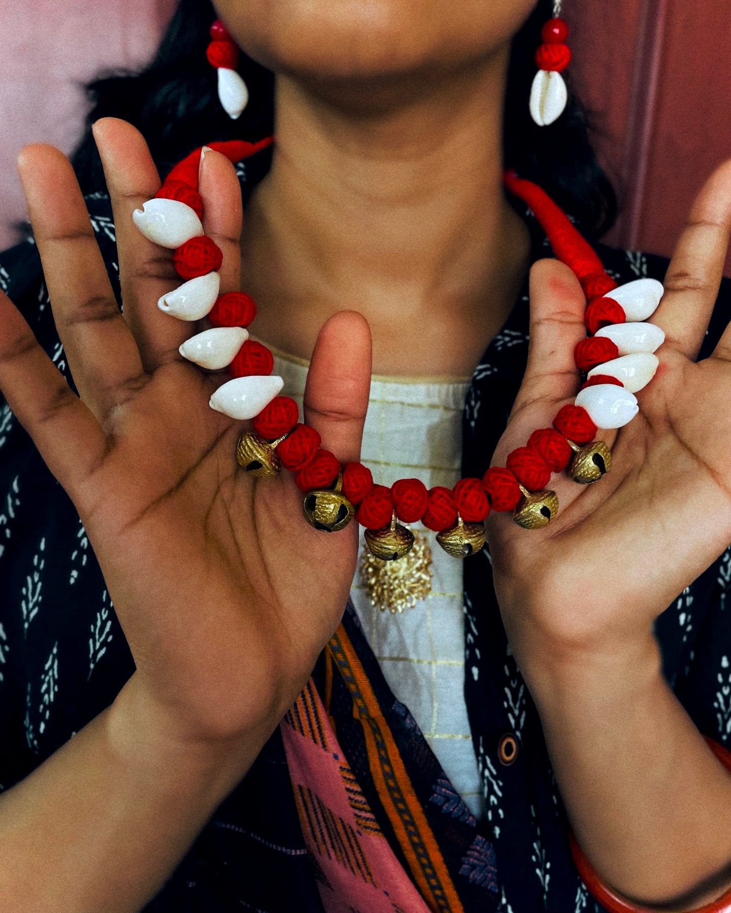 Theyyam Series |Uravaani| Handcrafted Statement Set