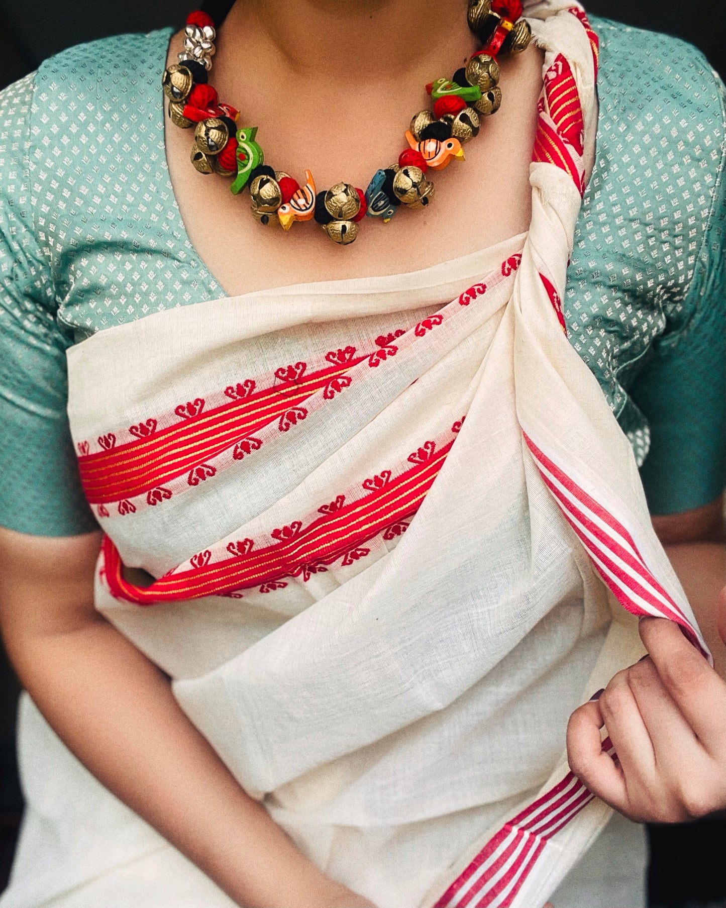Theyyam Series | Chilanka Maala | Handcrafted Statement Set