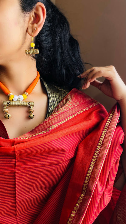 Theyyam Series |Elasu Maala| Handcrafted Statement Set