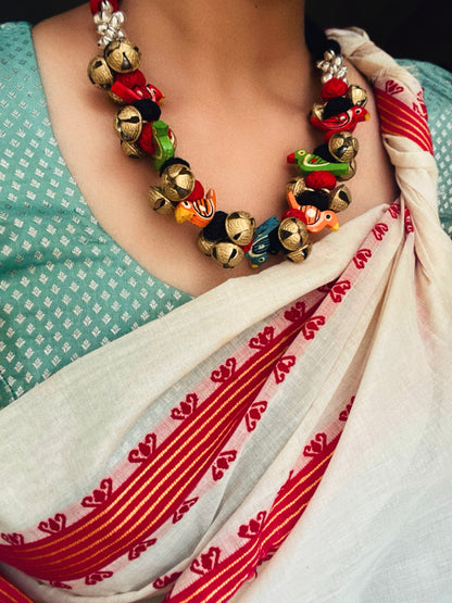 Theyyam Series | Chilanka Maala | Handcrafted Statement Set