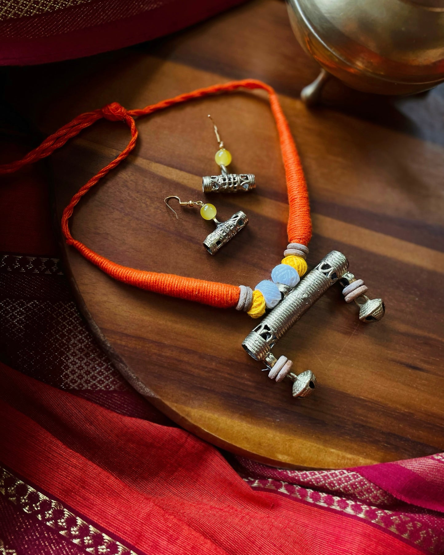 Theyyam Series |Elasu Maala| Handcrafted Statement Set