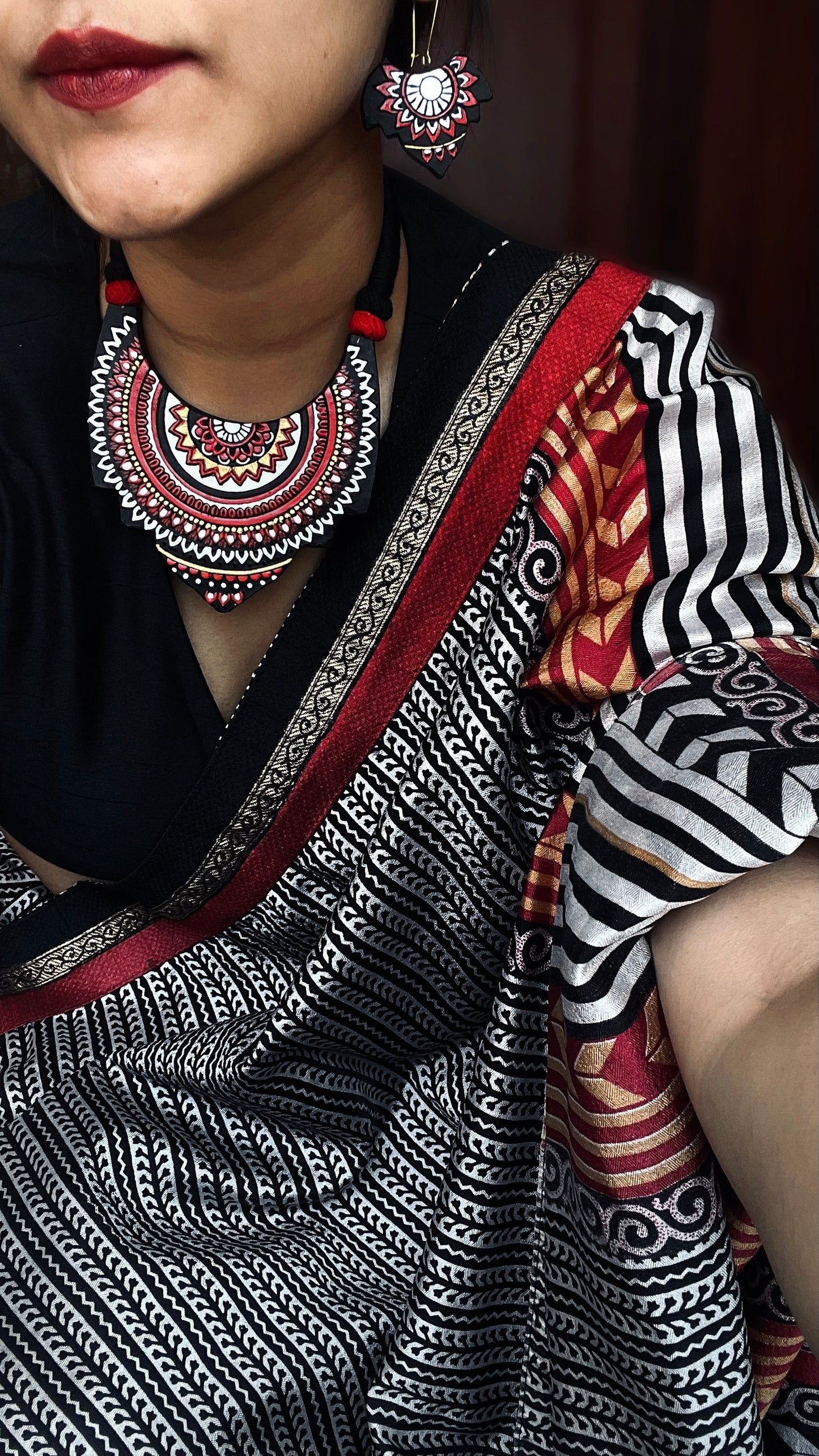 Theyyam Series | Daiva Haaram | Handcrafted Statement Set