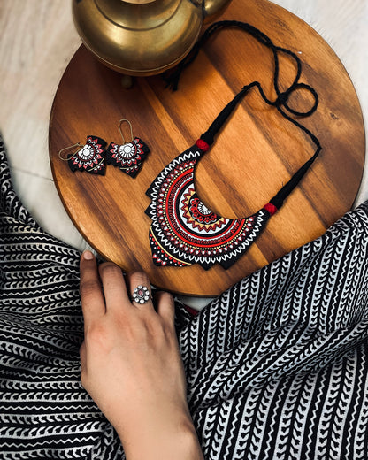 Theyyam Series | Daiva Haaram | Handcrafted Statement Set