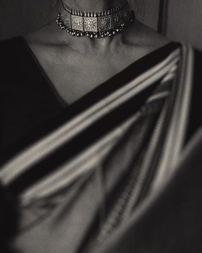 Arka | Silver Plated  Handcrafted Statement Necklace
