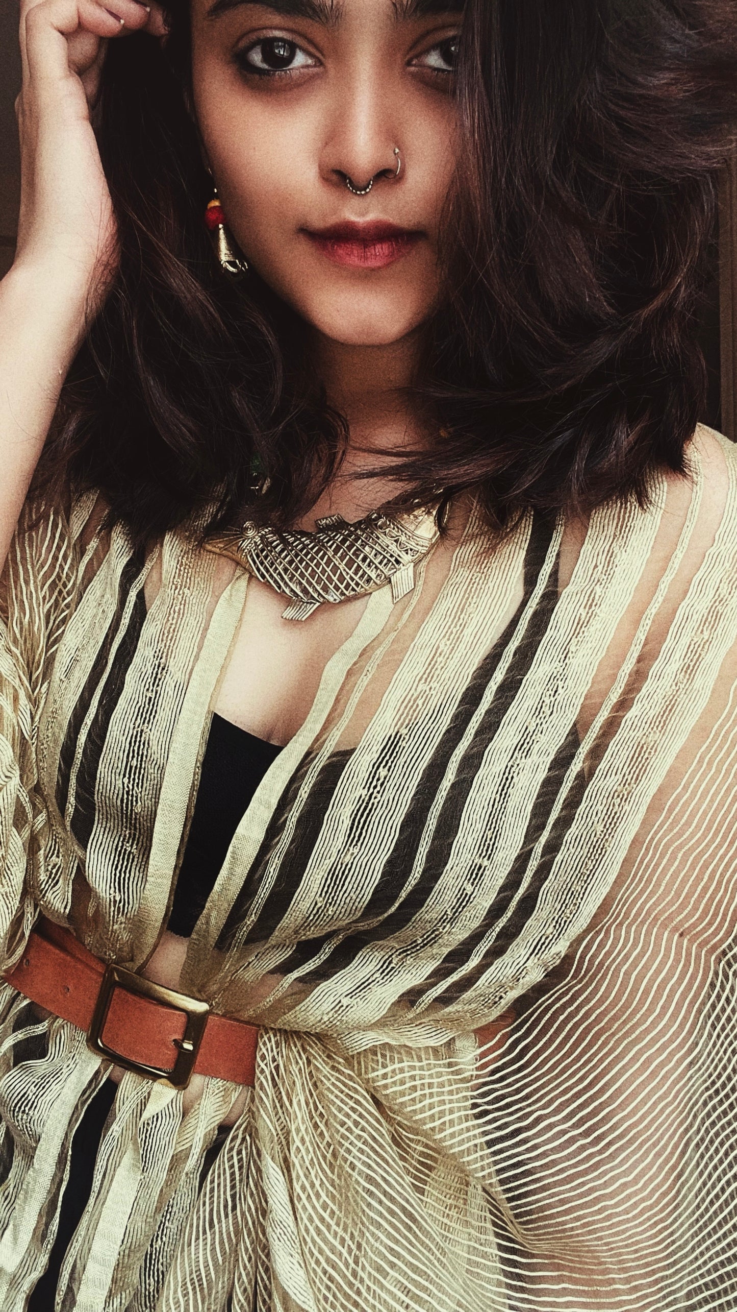Theyyam Series | Matsya Rupa | Handcrafted Statement Set