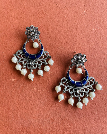 Leher Meenakari Handpainted | Statement Earrings