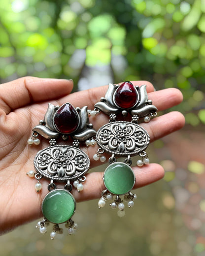 Tulaa  | Silver Plated Statement Drops