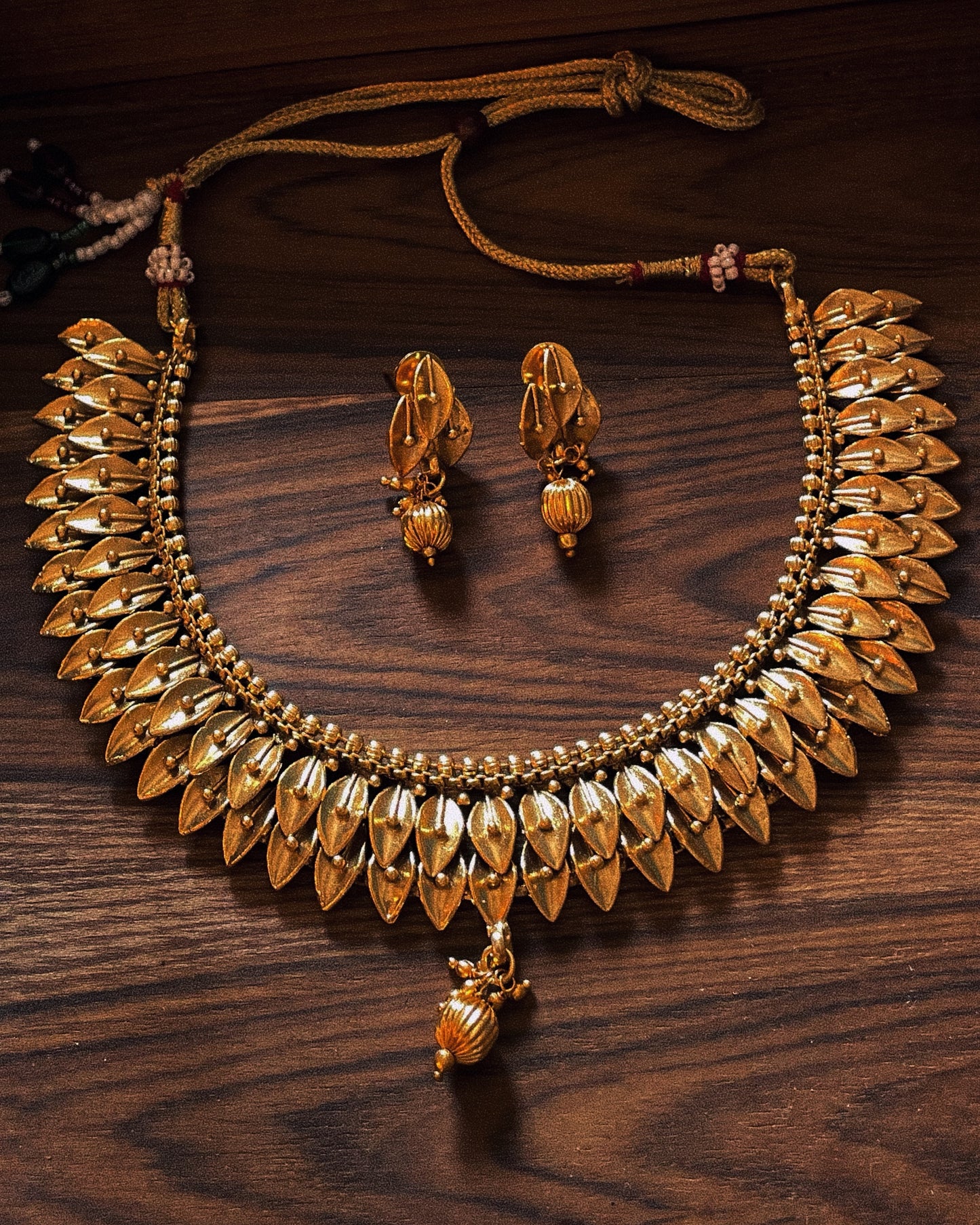 Kshetravalli | Antique Heritage Inspired Choker Set | The Vishu Collective'26