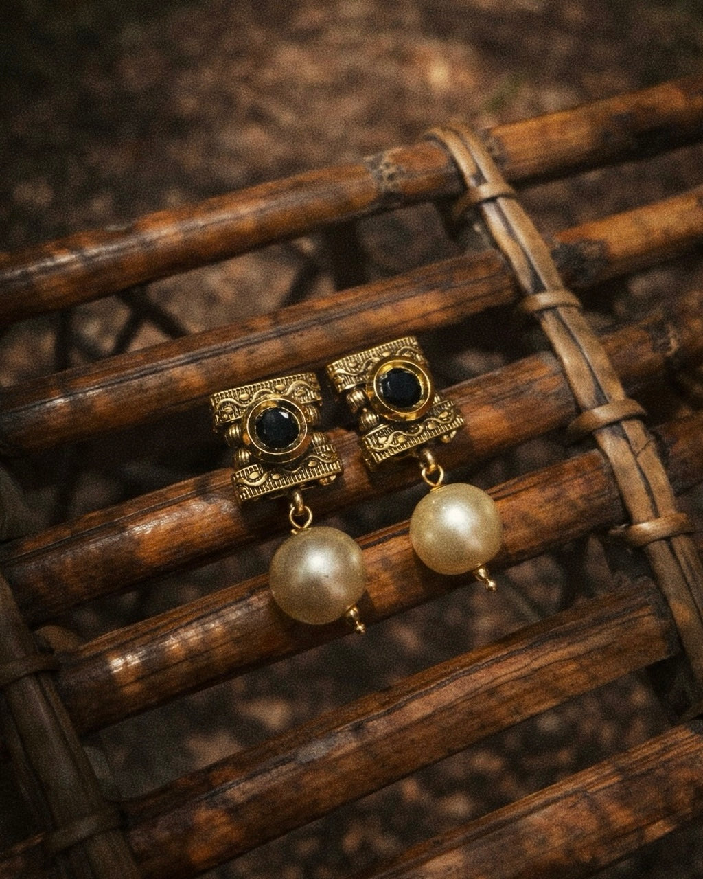 The Temple Onyx | Antique Heritage Inspired Choker Set | The Vishu Collective'26