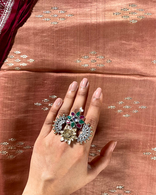 Gulzar | Contemporary Dual Tone Fusion Ring