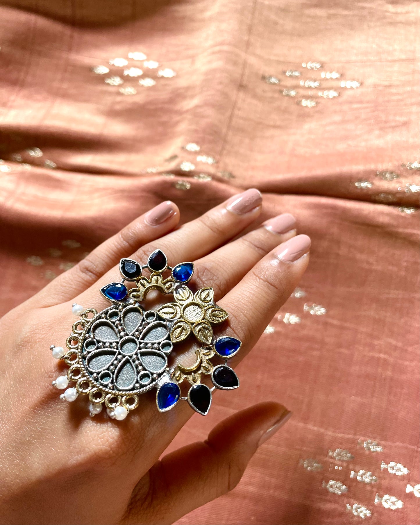 Sitarah | Contemporary Dual Tone Fusion Ring