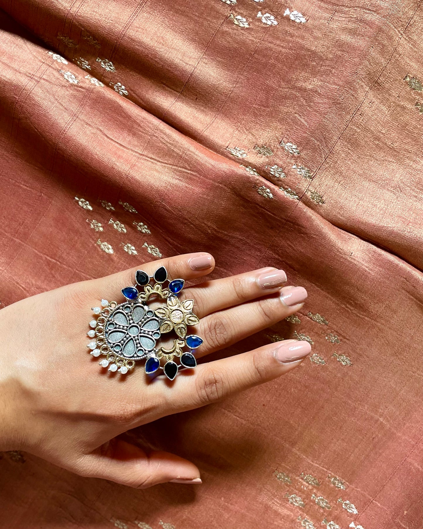 Sitarah | Contemporary Dual Tone Fusion Ring