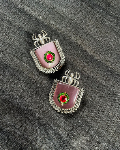 Web of Mystique | Statement Studs