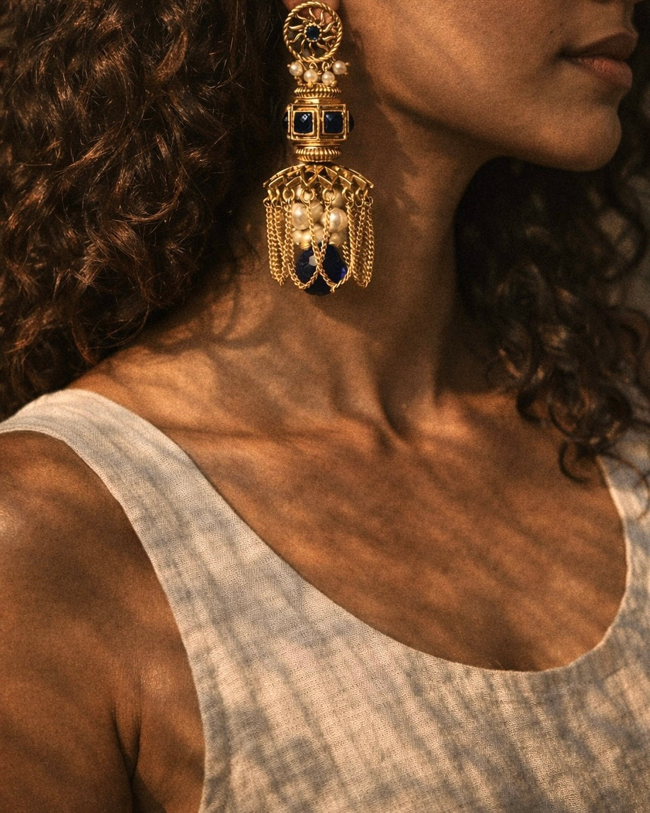 The Temple Palanquin  | Antique Heritage-Inspired Chandeliers | The Vishu Collective'26