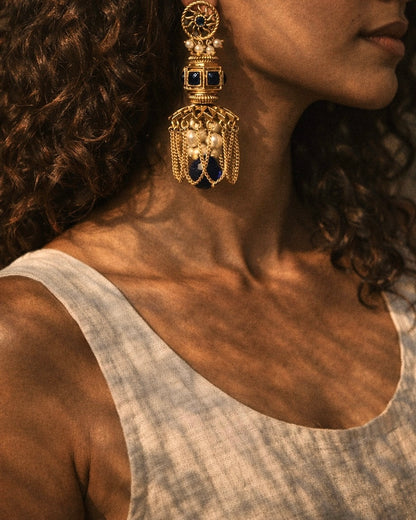 The Temple Palanquin  | Antique Heritage-Inspired Chandeliers | The Vishu Collective'26
