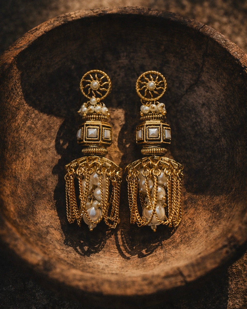 The Temple Palanquin  | Antique Heritage-Inspired Chandeliers | The Vishu Collective'26