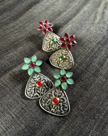 Ratna Rang | Dual Tone Fusion | Statement Studs