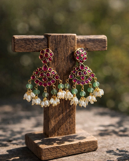 Bloom of Ratna | Antique Heritage Inspired Kemp Choker Set | The Vishu Collective'26