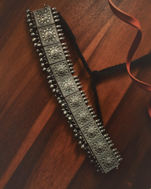 Arka | Silver Plated  Handcrafted Statement Necklace