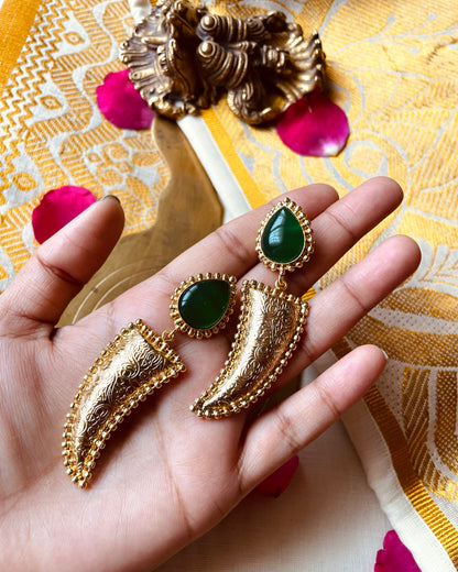 The Ornamental Sword | Statement Drop Earrings