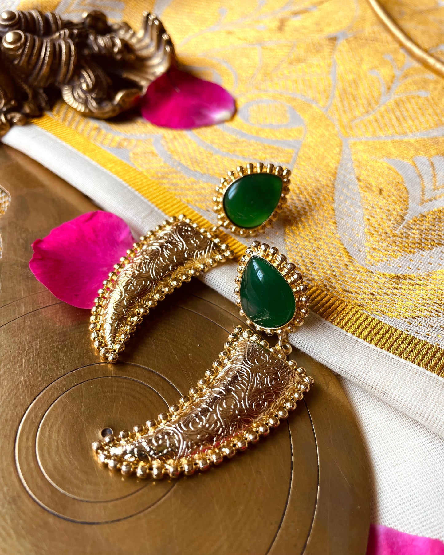 The Ornamental Sword | Statement Drop Earrings